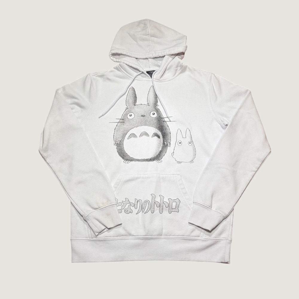 Her Universe Studio Ghibli My Neighbor Totoro Sketch Graphic Hoodie White Small